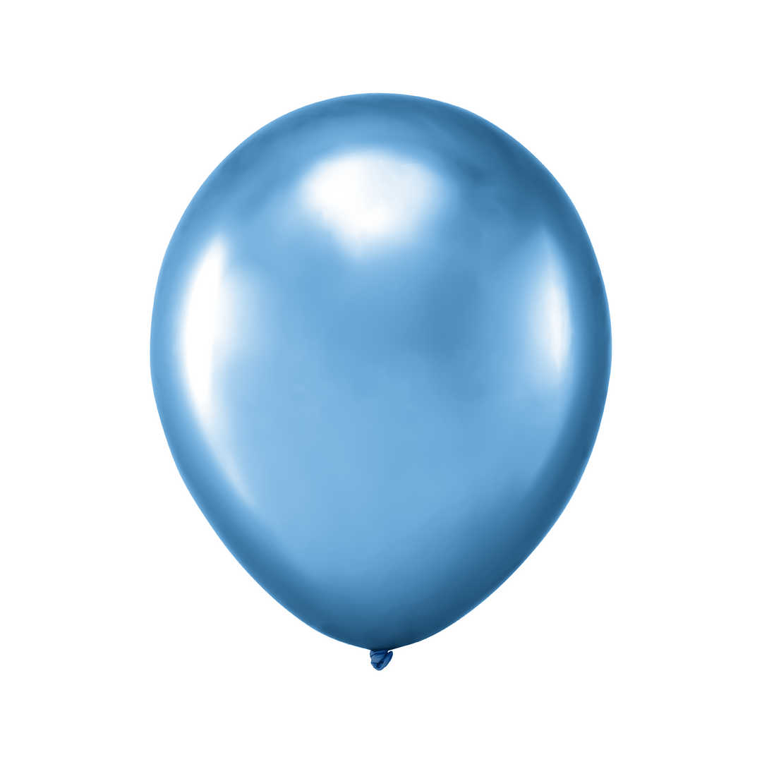 Balony chrom niebieskie 12 cali 100 szt.
