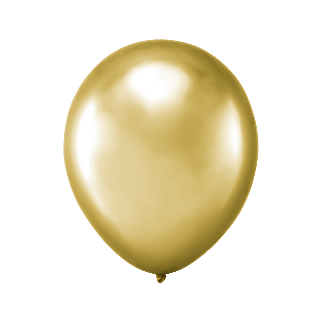 Balony chrom złote 12 cali 100 szt.