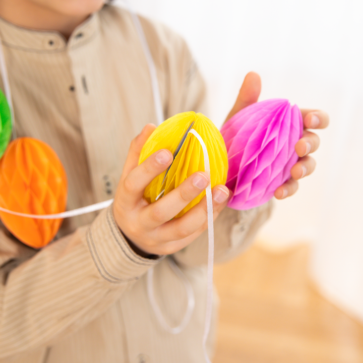 Girlanda honeycomb Jajka wielkanocne 300cm