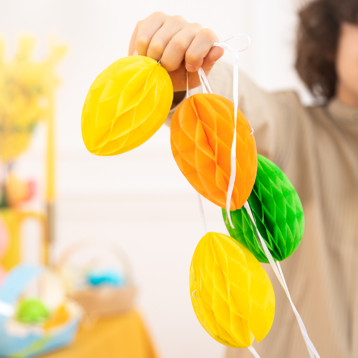 Girlanda honeycomb Jajka wielkanocne 300cm