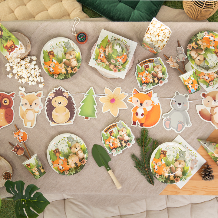 Girlanda  Leśni przyjaciele 200x18cm