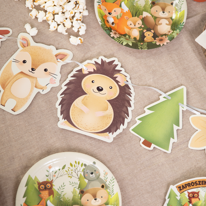 Girlanda  Leśni przyjaciele 200x18cm