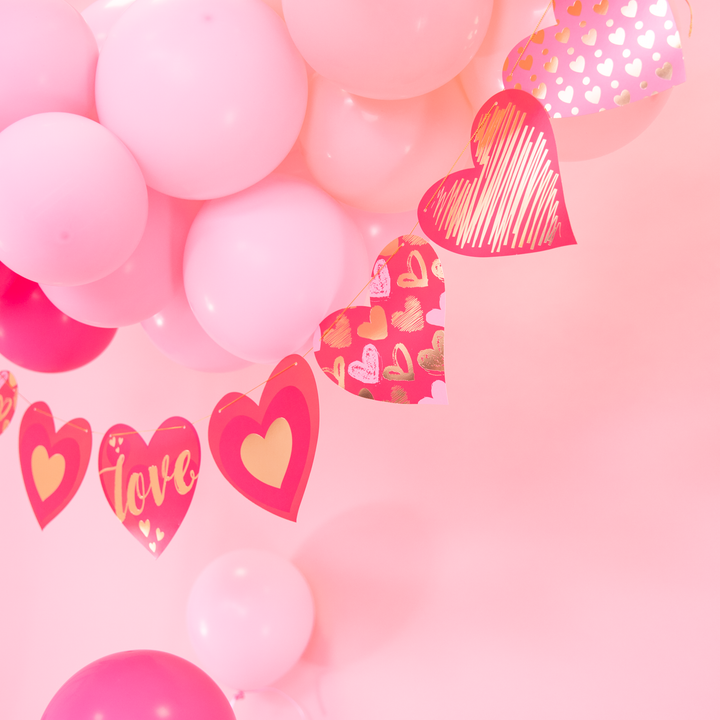 Girlanda Serca we wzory 17x200cm