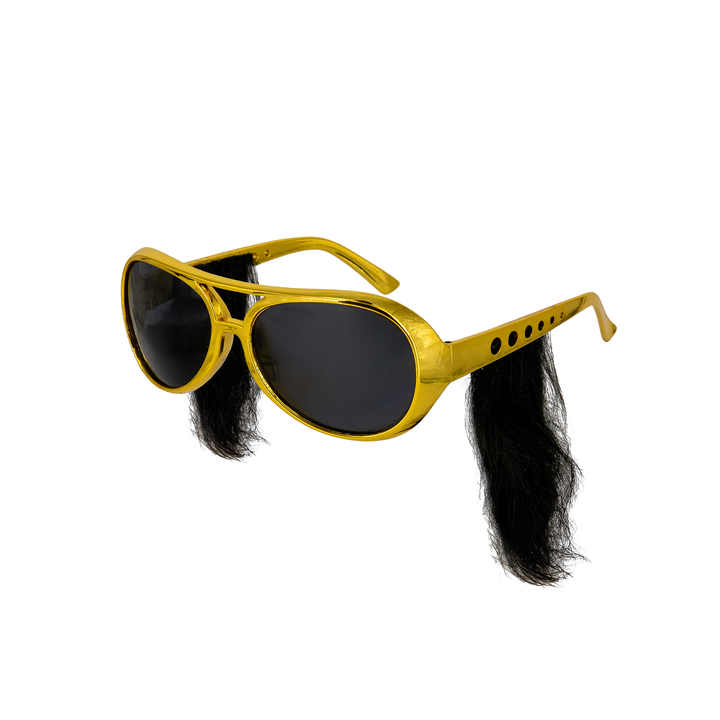 Imprezowe okulary Elvisa z bokobrodami 1szt.