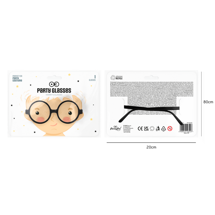 Imprezowe okulary Harry 1szt.