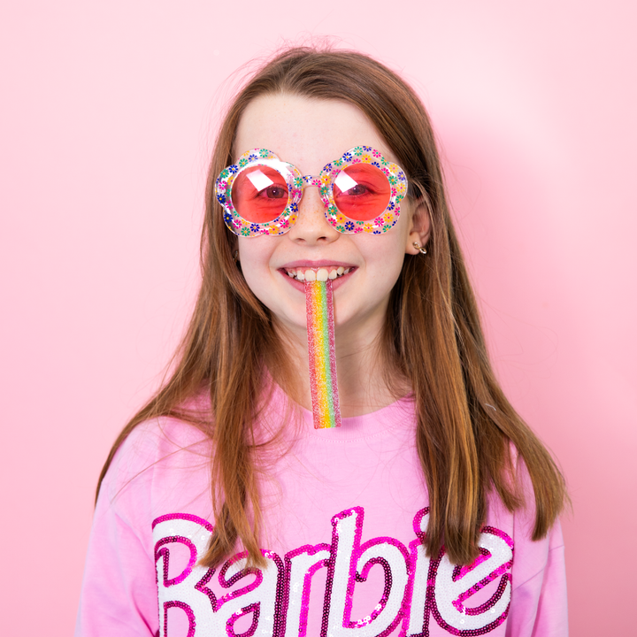 Imprezowe okulary Kwiatuszki 1szt.