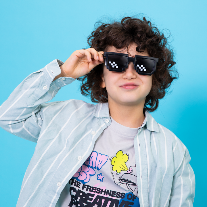 Imprezowe okulary Piksele 1szt.