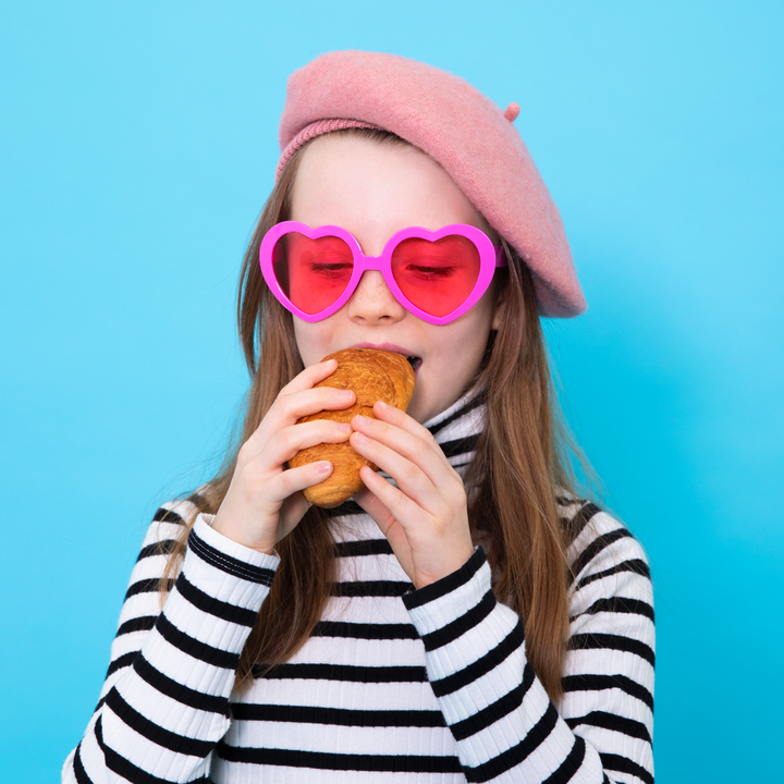 Imprezowe okulary Serca różowe 1szt.