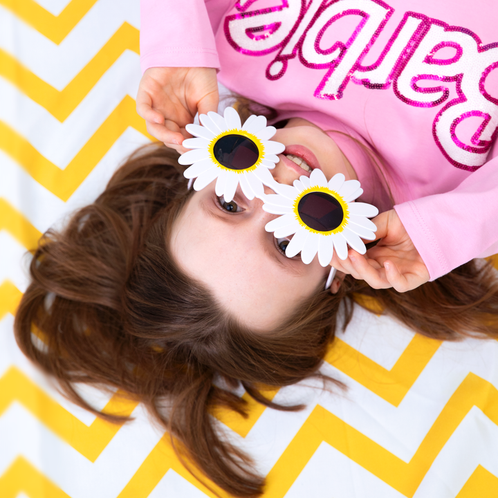 Imprezowe okulary Stokrotki 1szt.