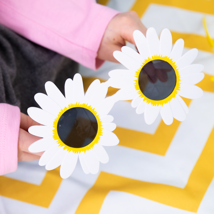 Imprezowe okulary Stokrotki 1szt.