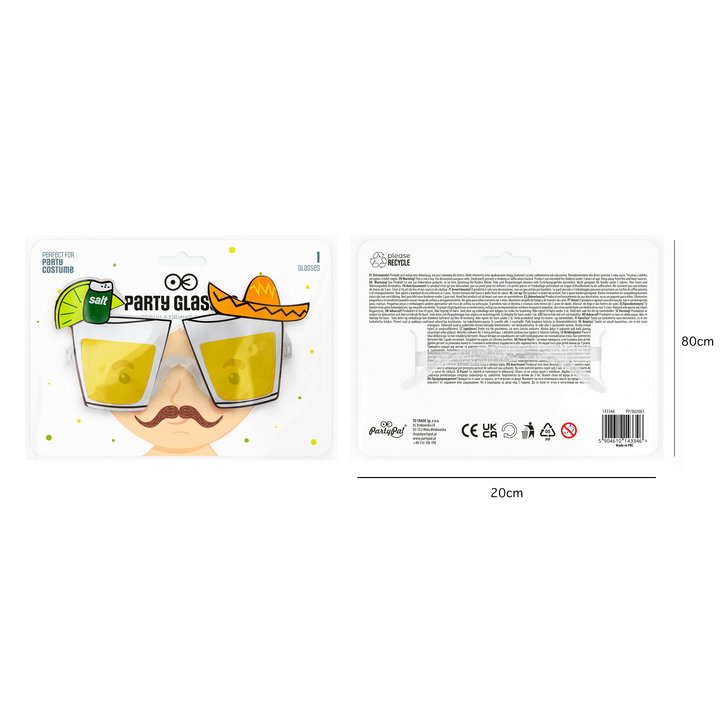 Imprezowe okulary Tequila 1szt.
