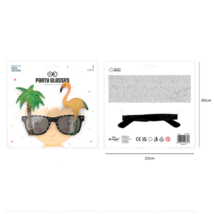 Imprezowe okulary Tropiki 1szt.