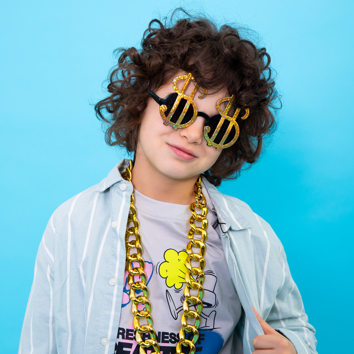 Imprezowe okulary Znak dolara 1szt.