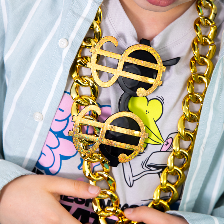 Imprezowe okulary Znak dolara 1szt.