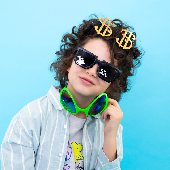 Imprezowe okulary Znak dolara 1szt.