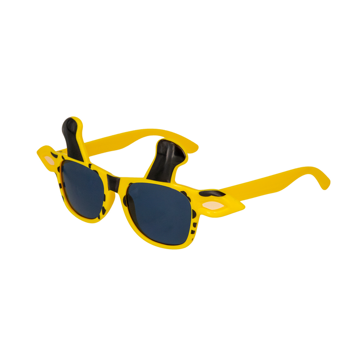 Imprezowe okulary Żyrafa żółto-czarne 1szt.