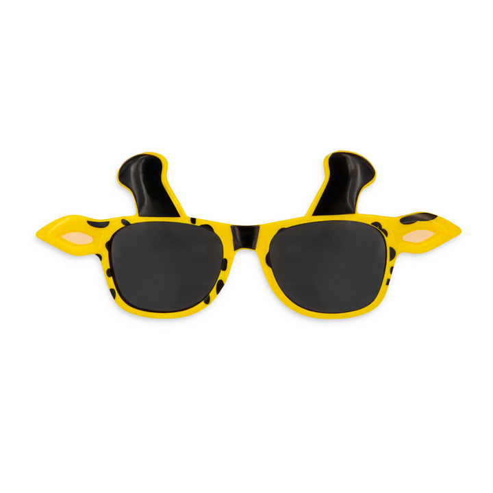 Imprezowe okulary Żyrafa żółto-czarne 1szt.