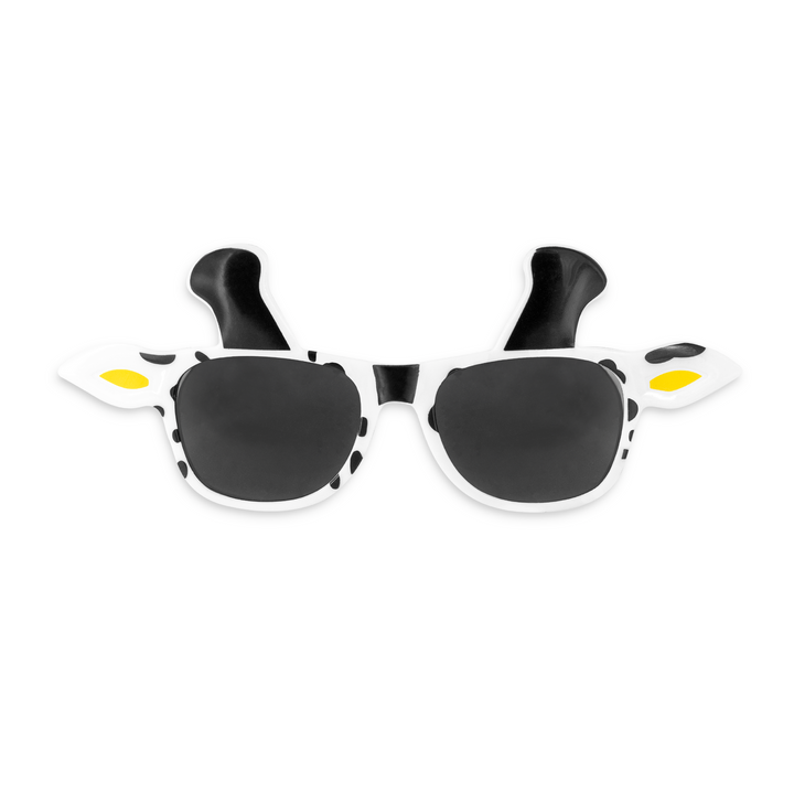 Imprezowe okulary Żyrafa biało-czarne 1szt.