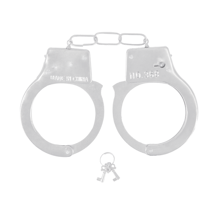 Kajdanki policyjne srebrne