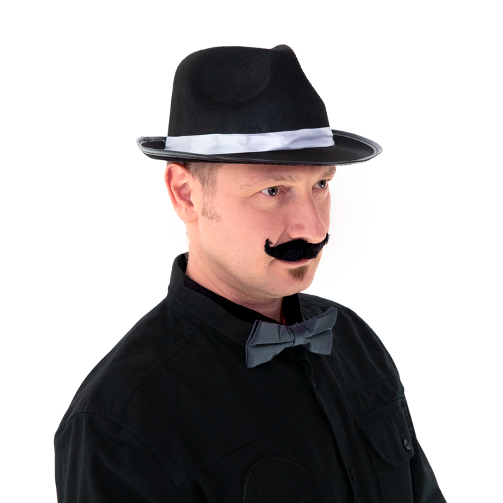 Kapelusz czarno-biały