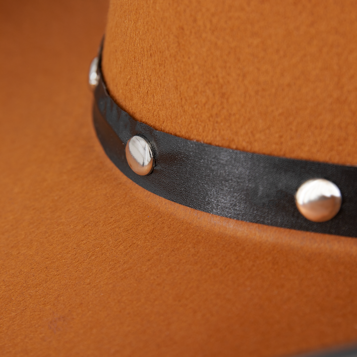 Kapelusz kowbojski brązowy