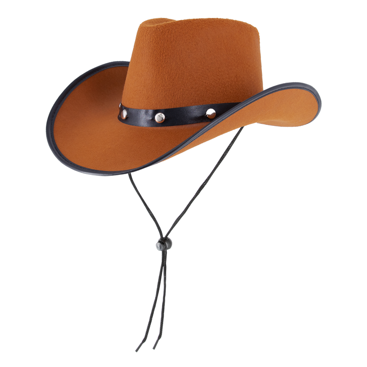 Kapelusz kowbojski brązowy