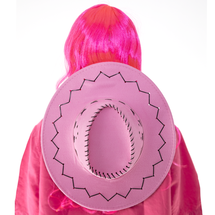 Kapelusz kowbojski różowy