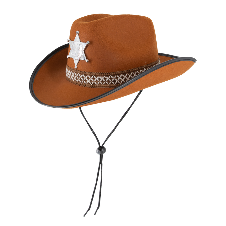 Kapelusz zastępcy szeryfa brązowy