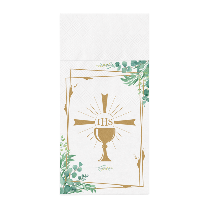 Kieszonki na sztućce Kielich IHS 16szt.