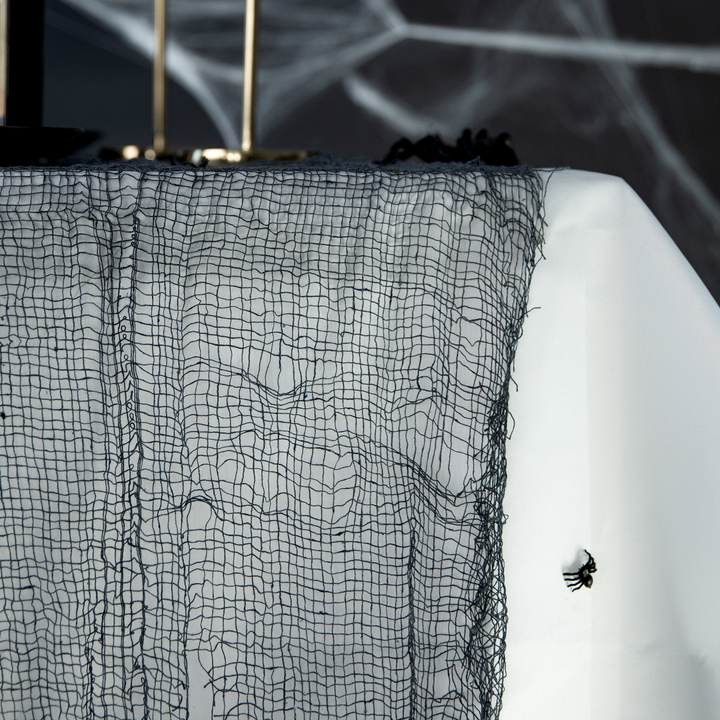 Halloween dekoracja Pająki czarne 100szt.