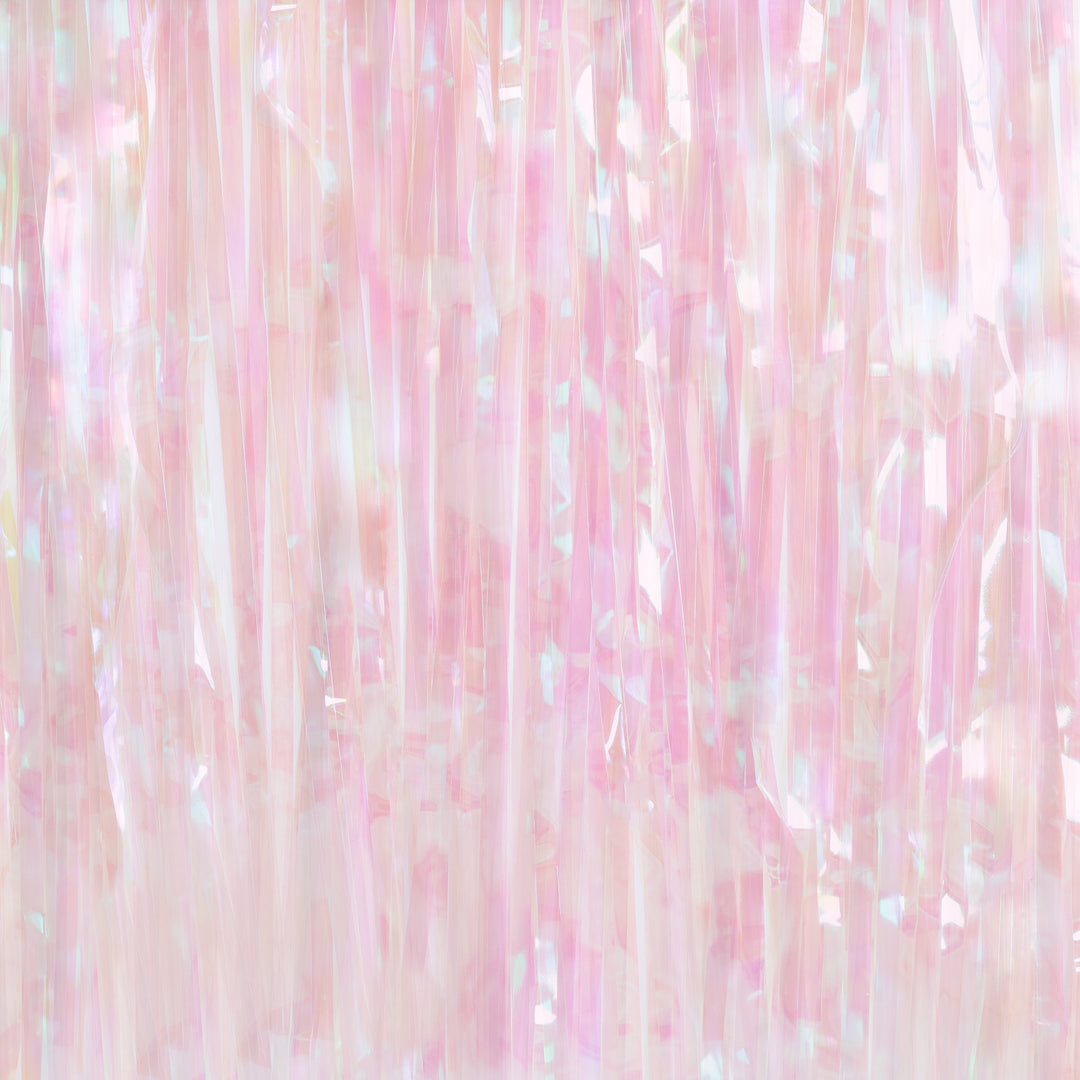 Kurtyna imprezowa biała opalizująca 100x200cm