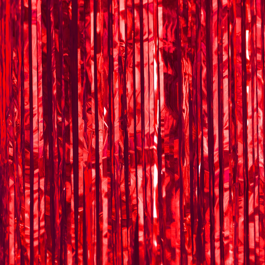 Kurtyna imprezowa czerwona 100x200cm