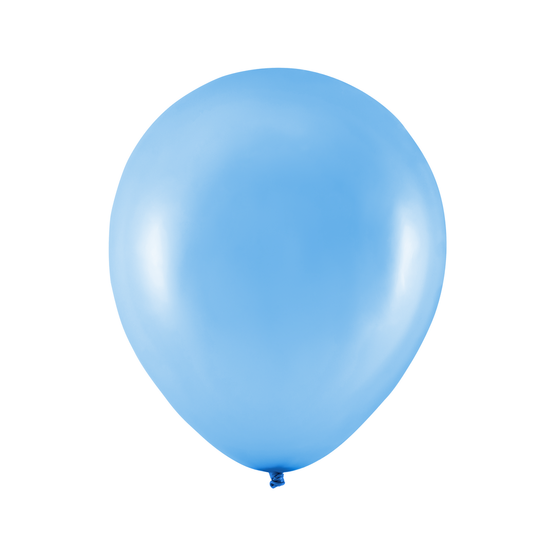 Balony metaliczne niebieskie 12 cali 100 szt.