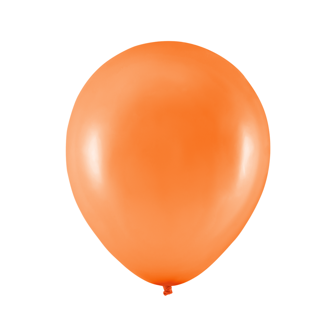 Balony metaliczne pomarańczowe 12 cali 100 szt.
