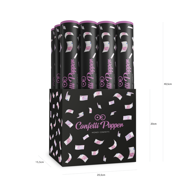 Konfetti banknoty 500 Euro 40cm