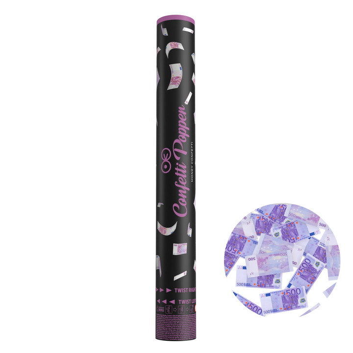 Konfetti banknoty 500 Euro 40cm