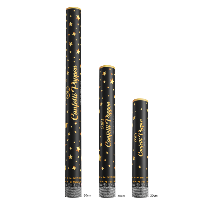 Konfetti gwiazdki metaliczne złote 40cm