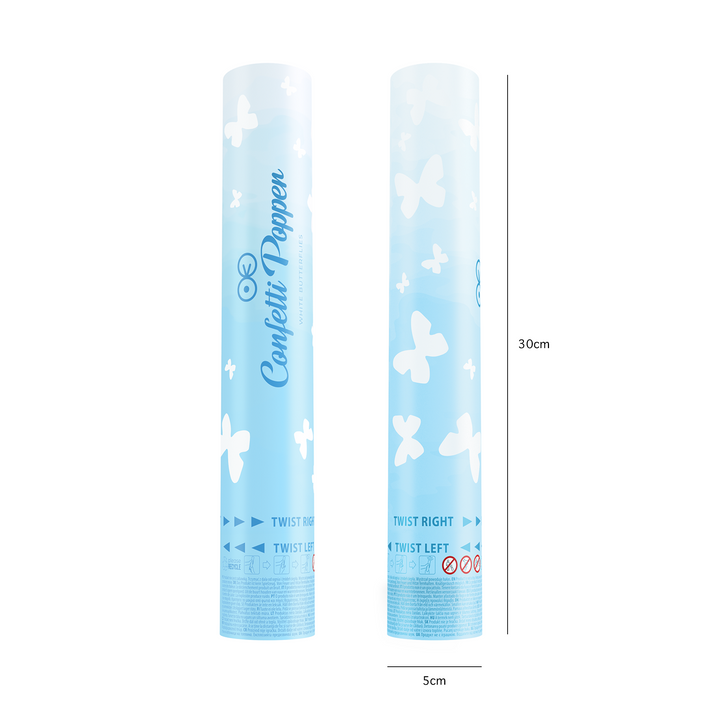 Konfetti motyle białe 30cm