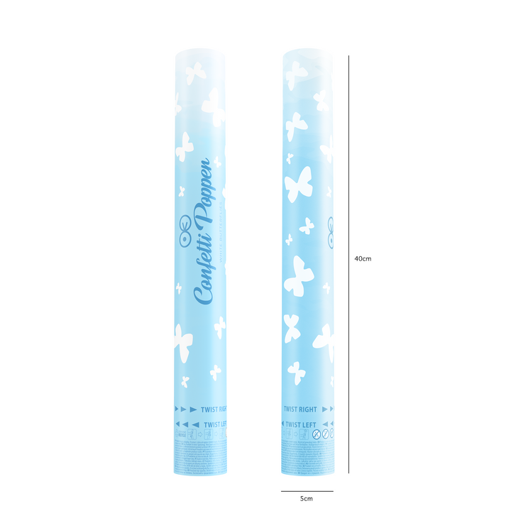 Konfetti motyle białe 40cm