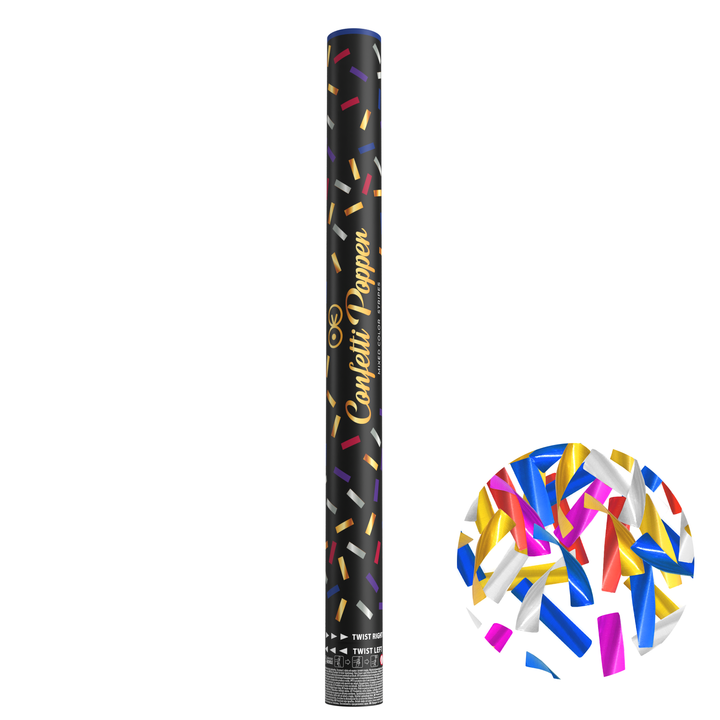 Konfetti paski metaliczne kolorowe 60cm