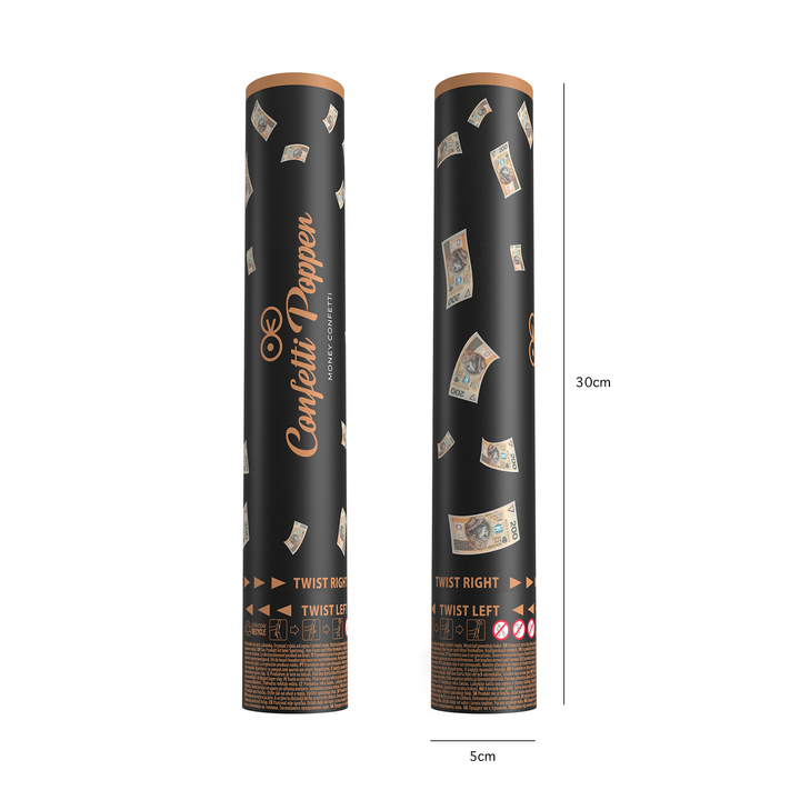 Konfetti banknoty 200 Złotych 30cm