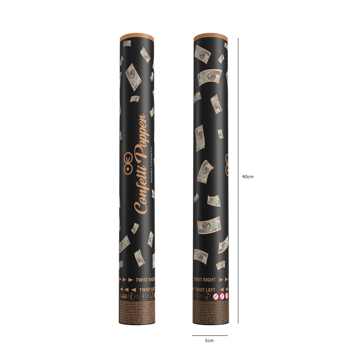 Konfetti banknoty 200 Złotych 40cm