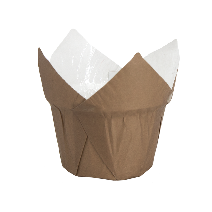 Papilotki do muffinek brązowe 20szt.