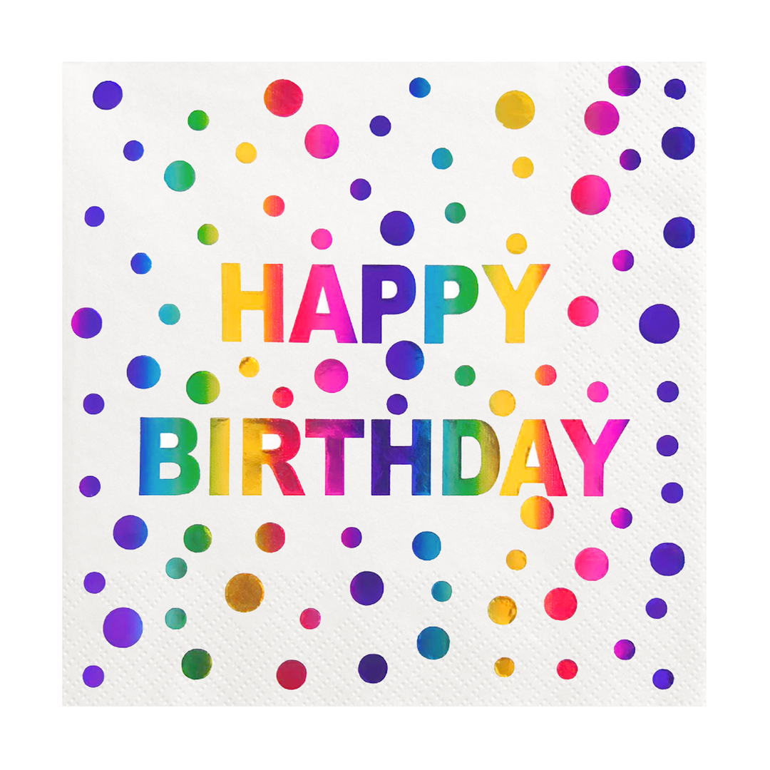 Serwetki Happy Birthday 10szt.
