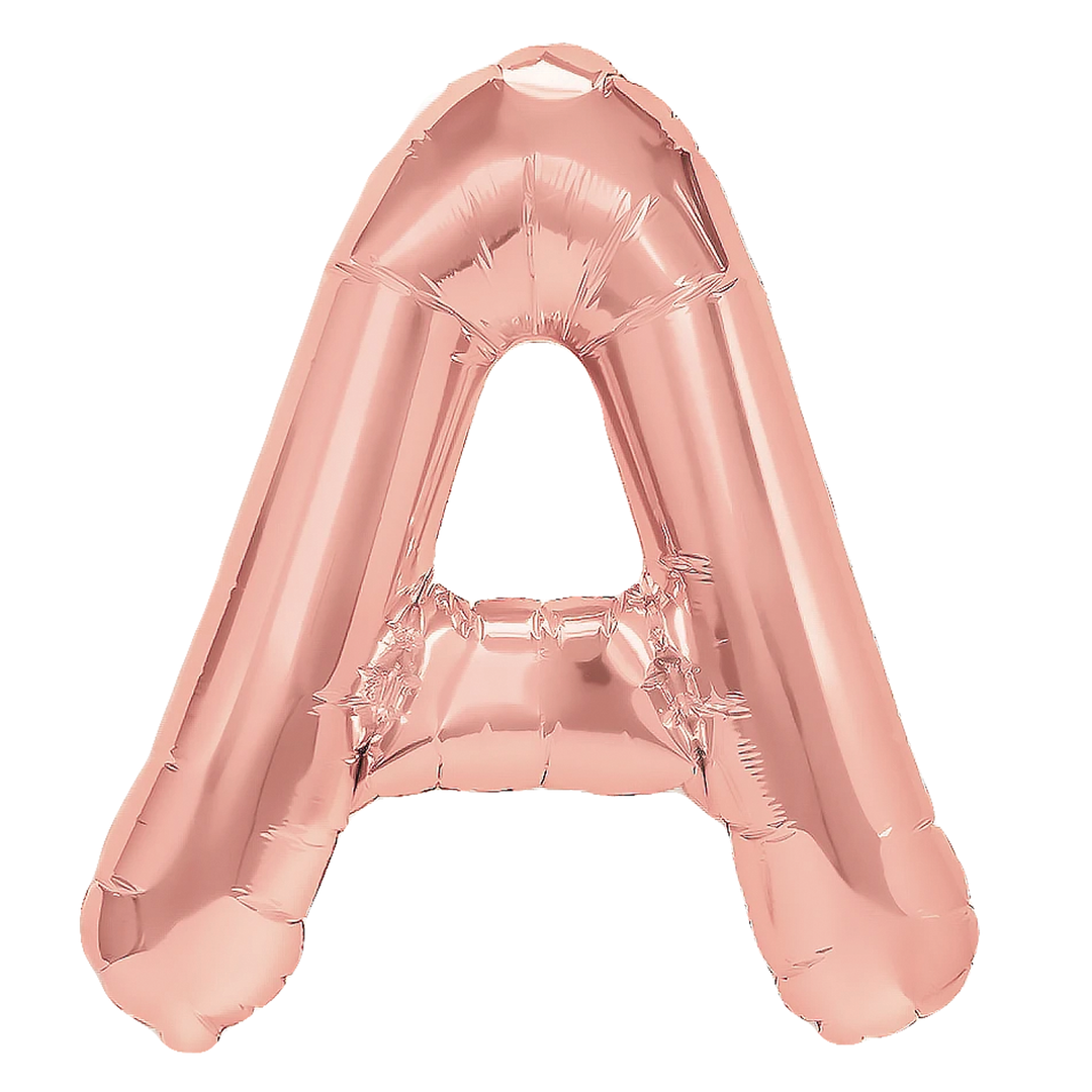 Balon foliowy litera A rose gold 40cm