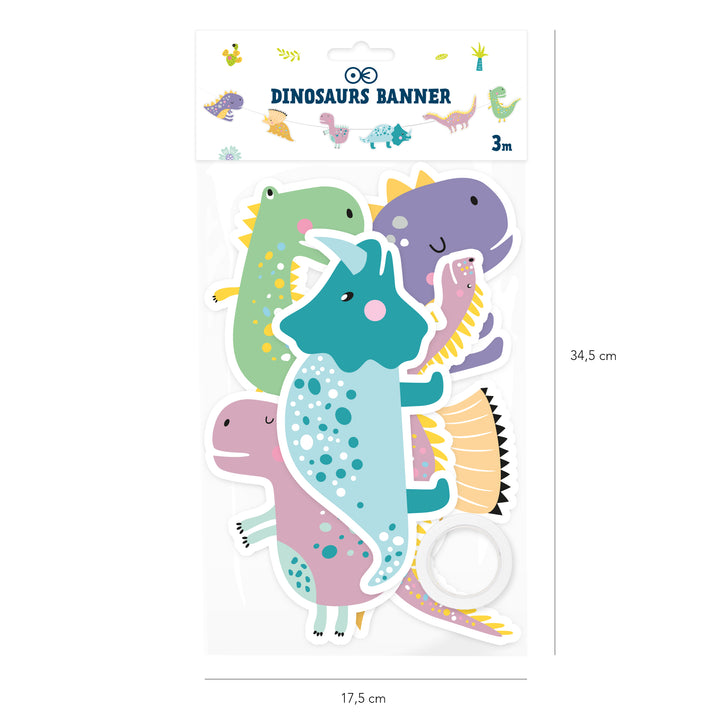 Girlanda dinozaury 300 cm