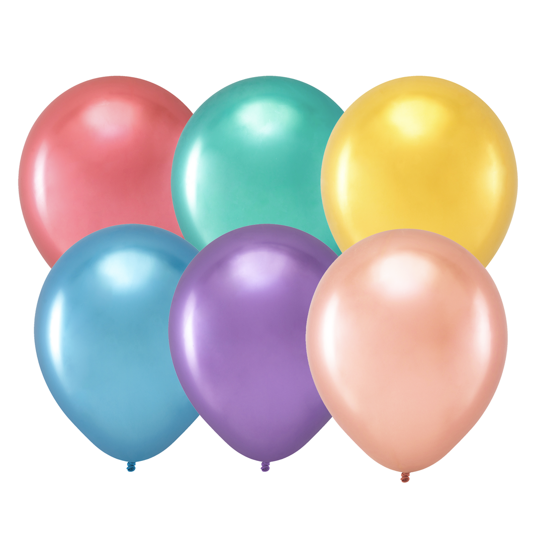 Mix color chrome balloon 5 inches 20pcs