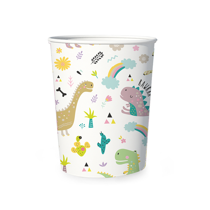 Kubek Dinozaury 220ml 6szt.