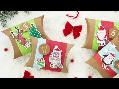 Kalendarz adwentowy Poduszki świąteczne DIY 24szt.