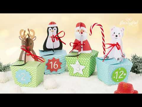 Kalendarz adwentowy Św. Mikołaj i spółka DIY 24szt.